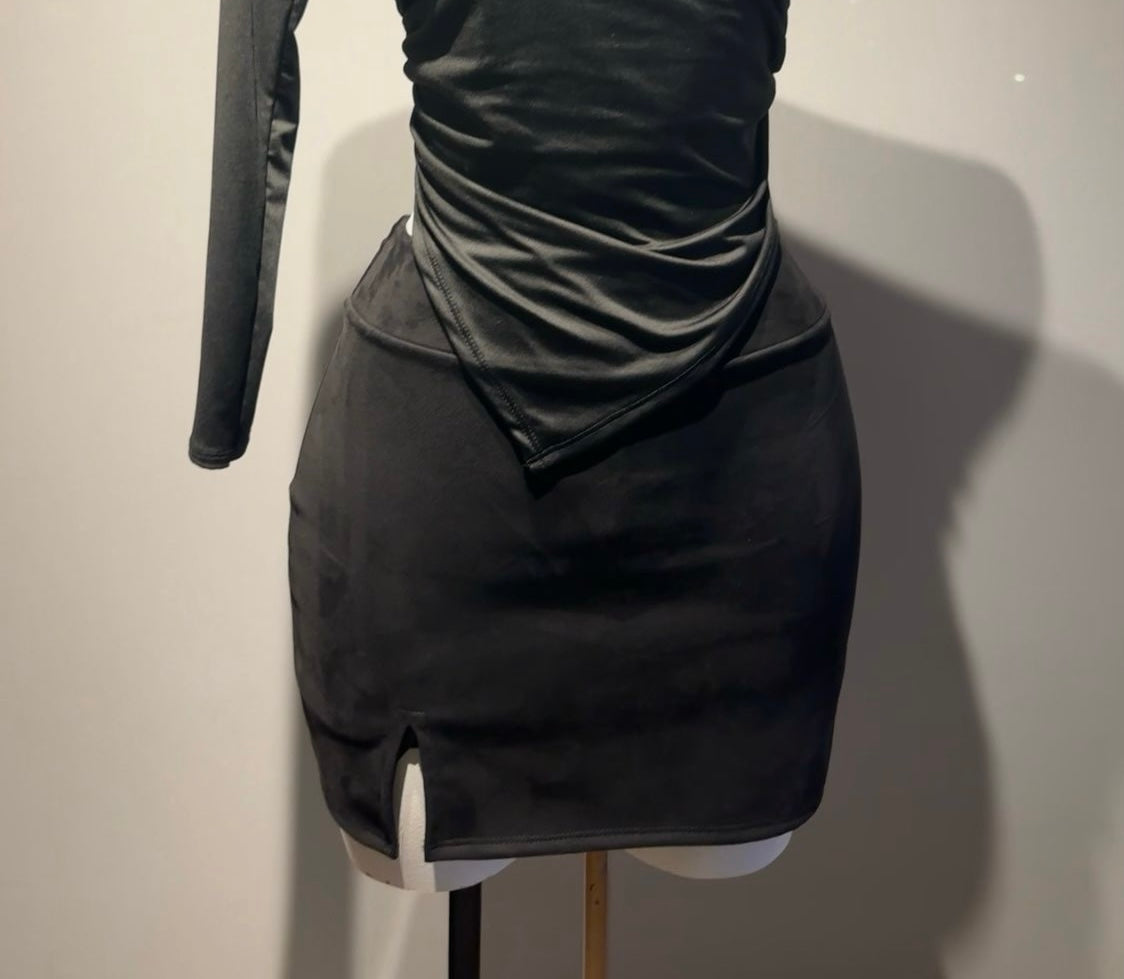 Falda con Short Interior GAMUZA (1 abertura)