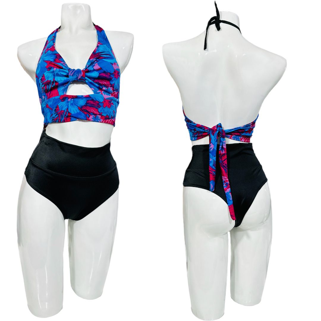 Peto Nudo Tropical Azul