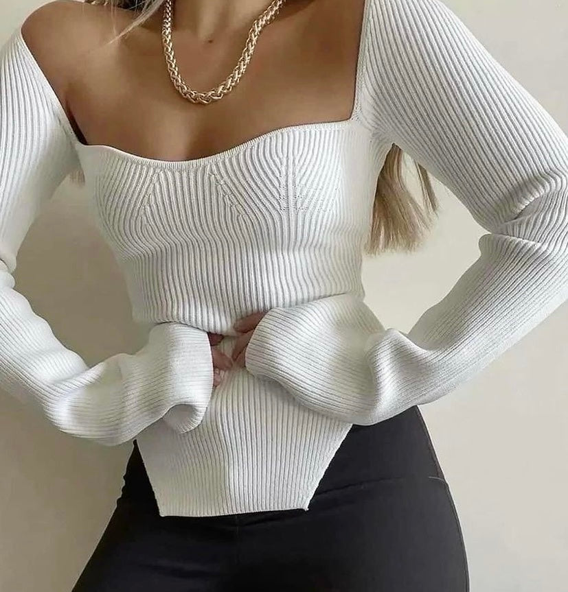 Polera Escote Lanilla