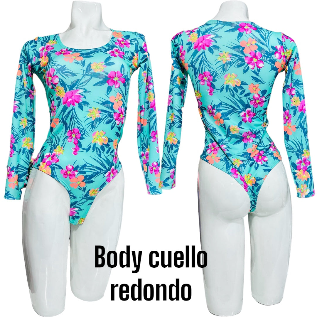 Body Cuello Redondo Orquídea