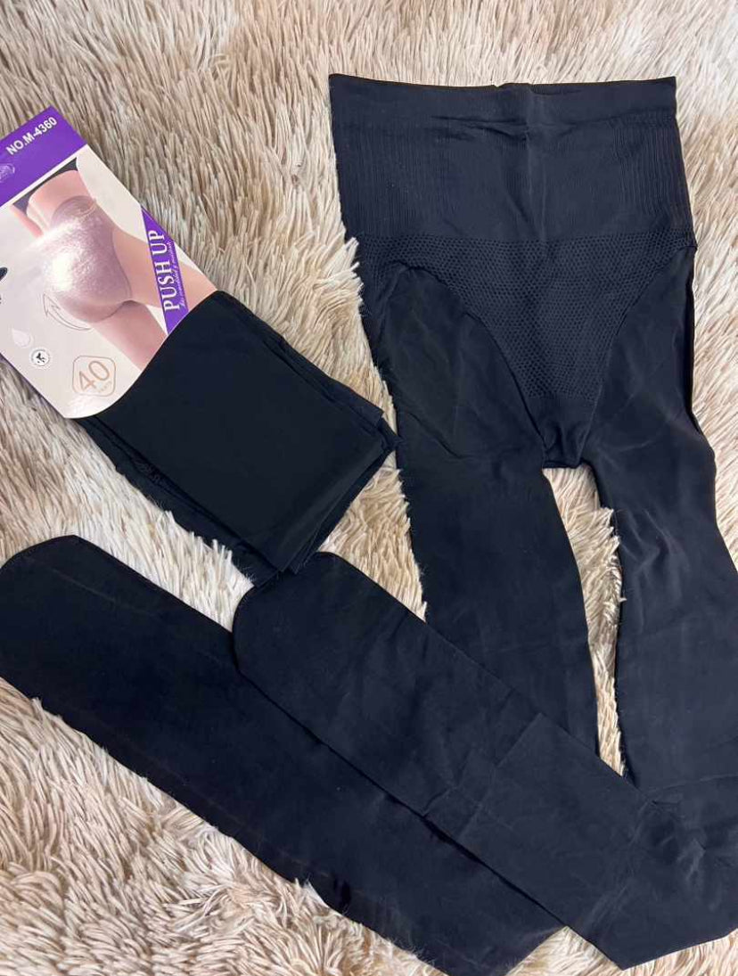 Panty Negra con Efecto Faja (Sin polar)