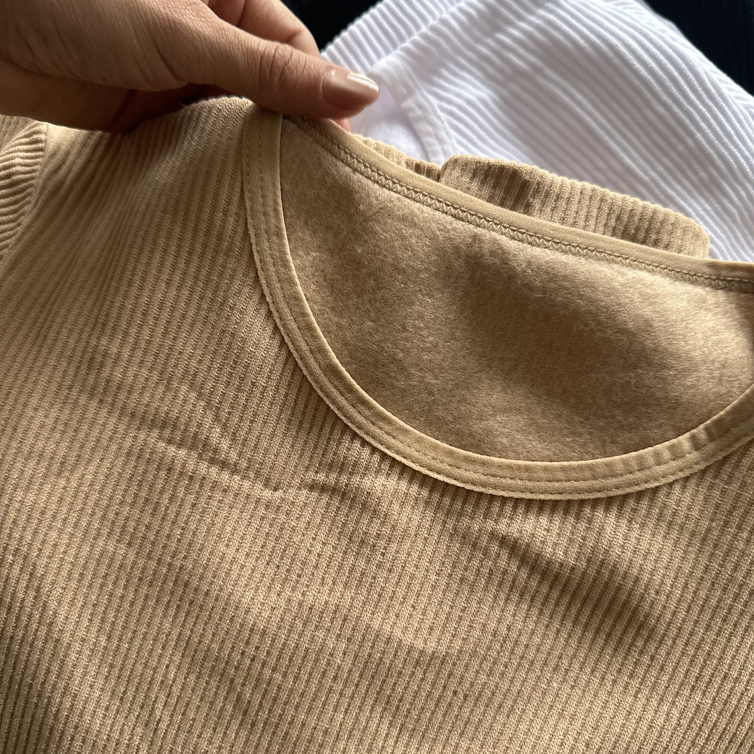 Camiseta Micropolar Acanalada