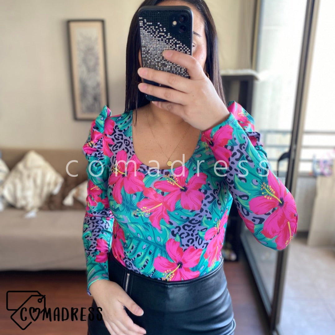 Body Princesa Manga Larga Mystique