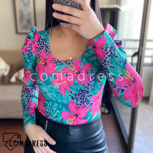 Body Princesa Manga Larga Mystique
