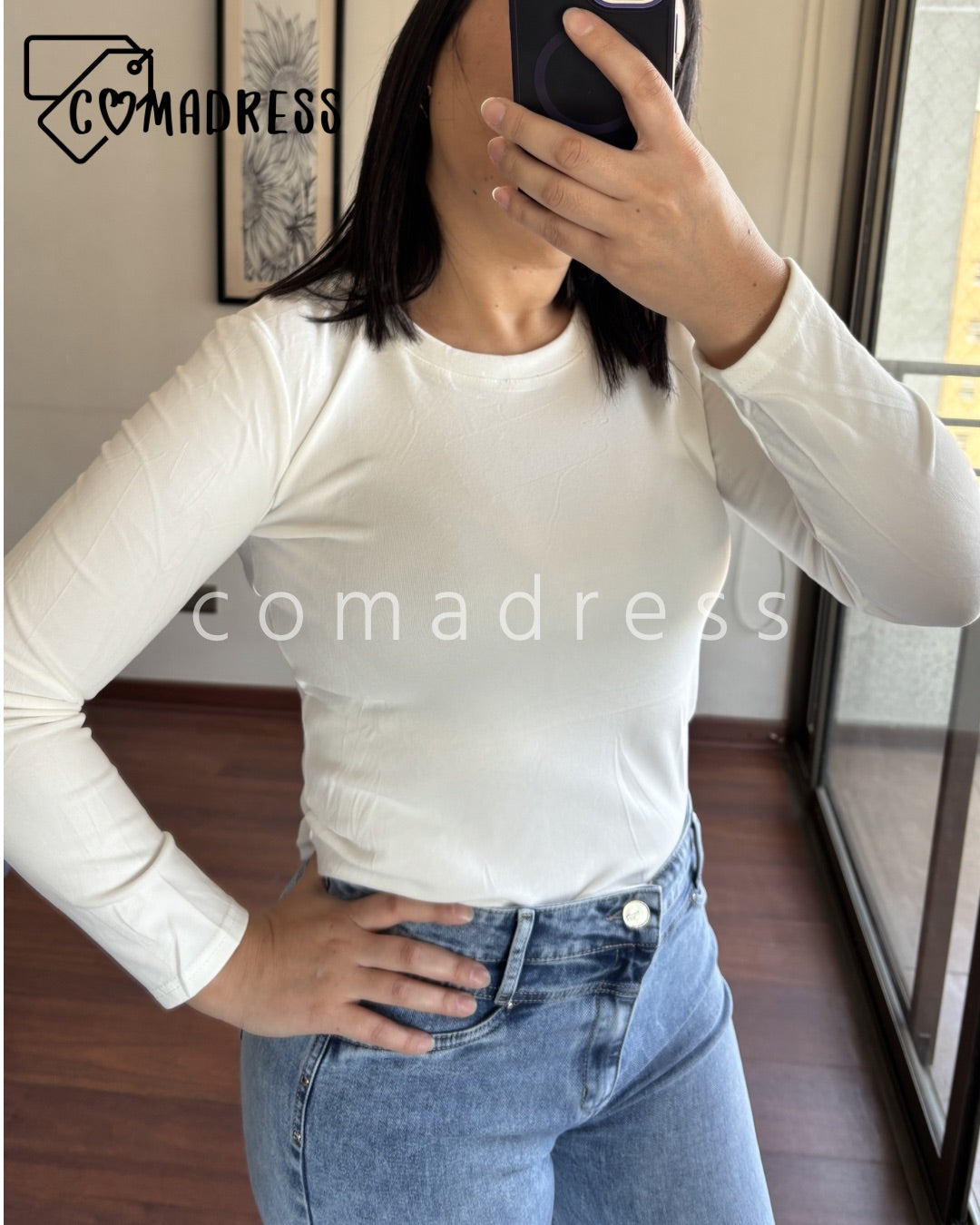 Camiseta Premium Algodón Blanco