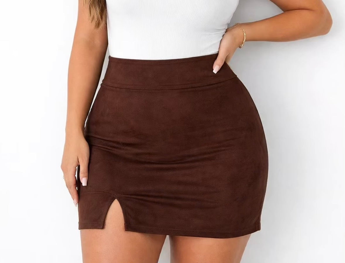 Falda con Short Interior GAMUZA (1 abertura)