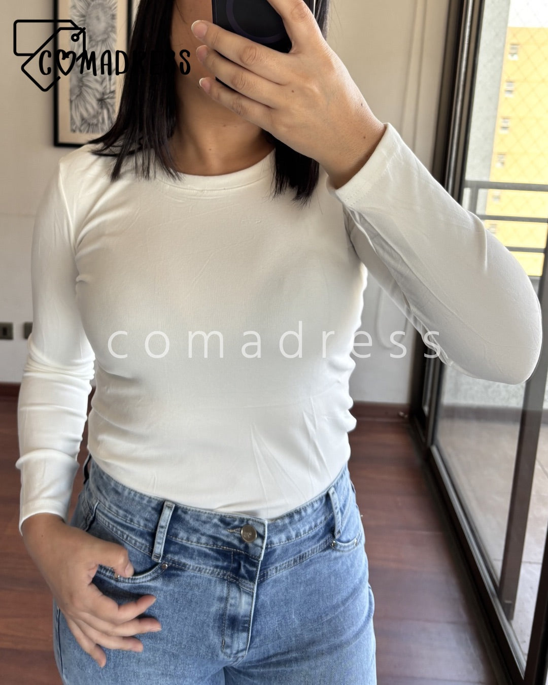 Camiseta Premium Algodón Blanco