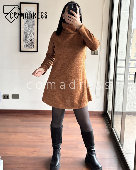 Vestido Lanilla Taupe