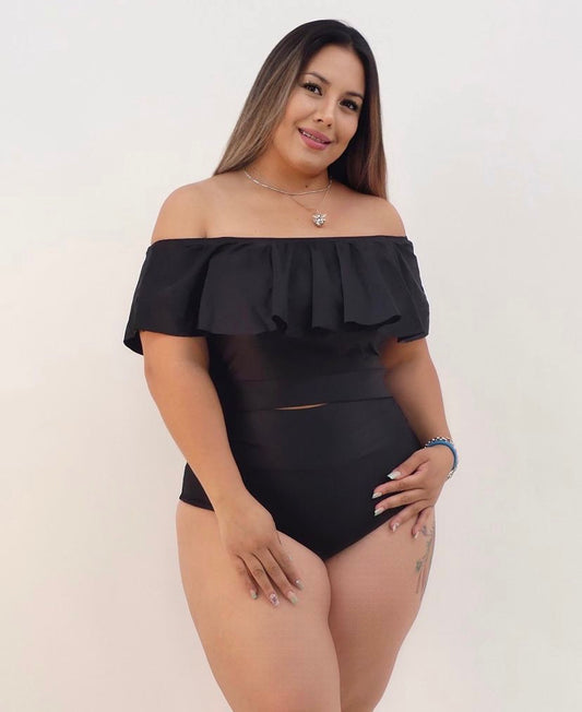 Top XL vuelitos 023 Negro