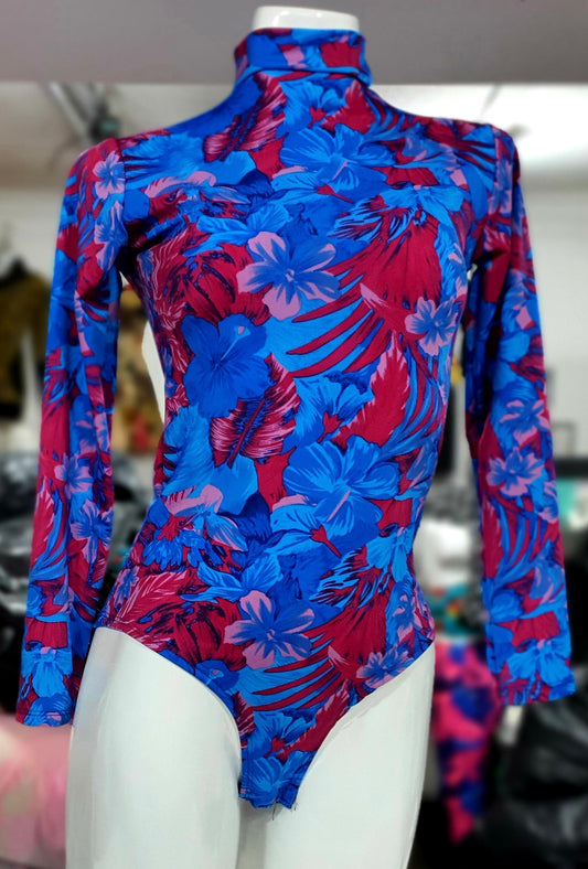Body Cuello Beatle Tropical Azul