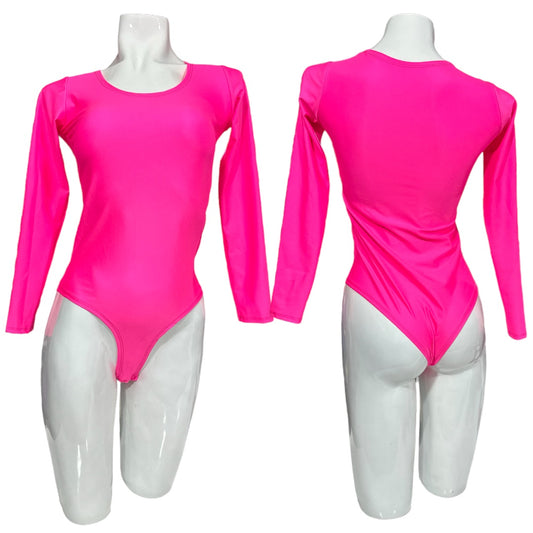 Body Cuello Redondo Fucsia
