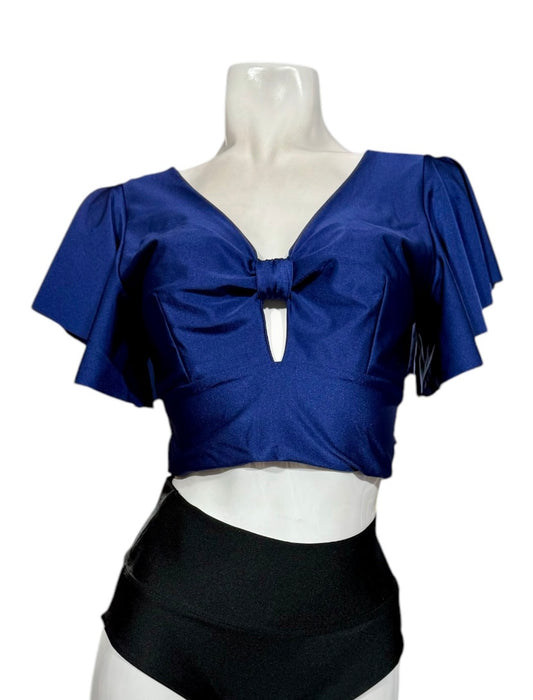 Crop Azul Marino