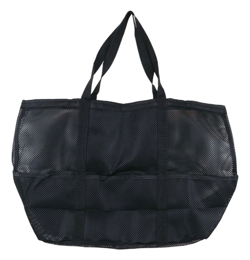 Bolso Playero Malla Negro
