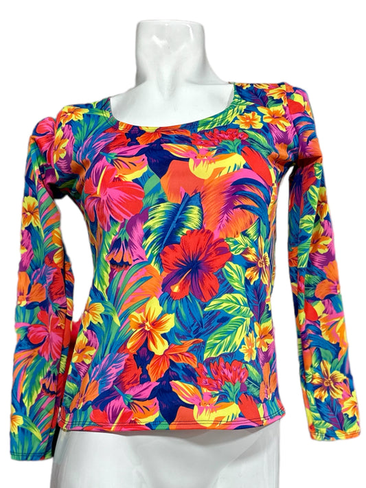 Polera Lycra Tropical