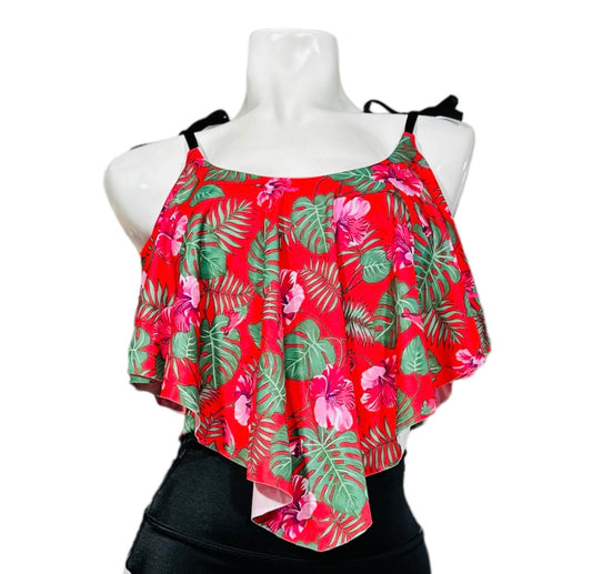 Top Bikini Largo amarras Scarlet