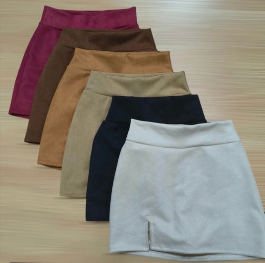 Falda con Short Interior GAMUZA (1 abertura)