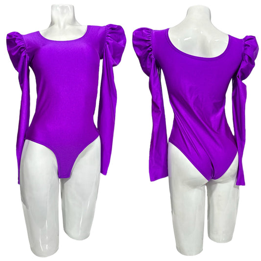 Body Princesa Manga Larga Morado