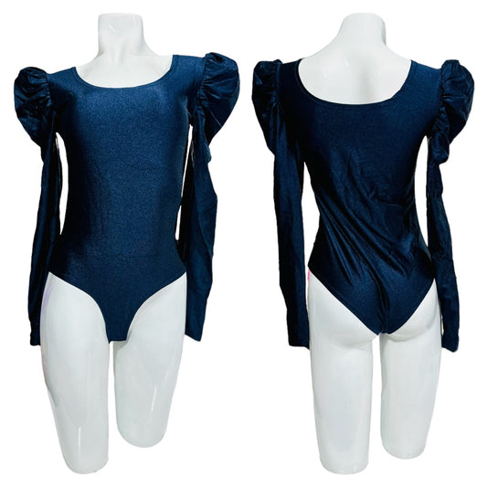 Body Princesa Manga Larga Azul Marino